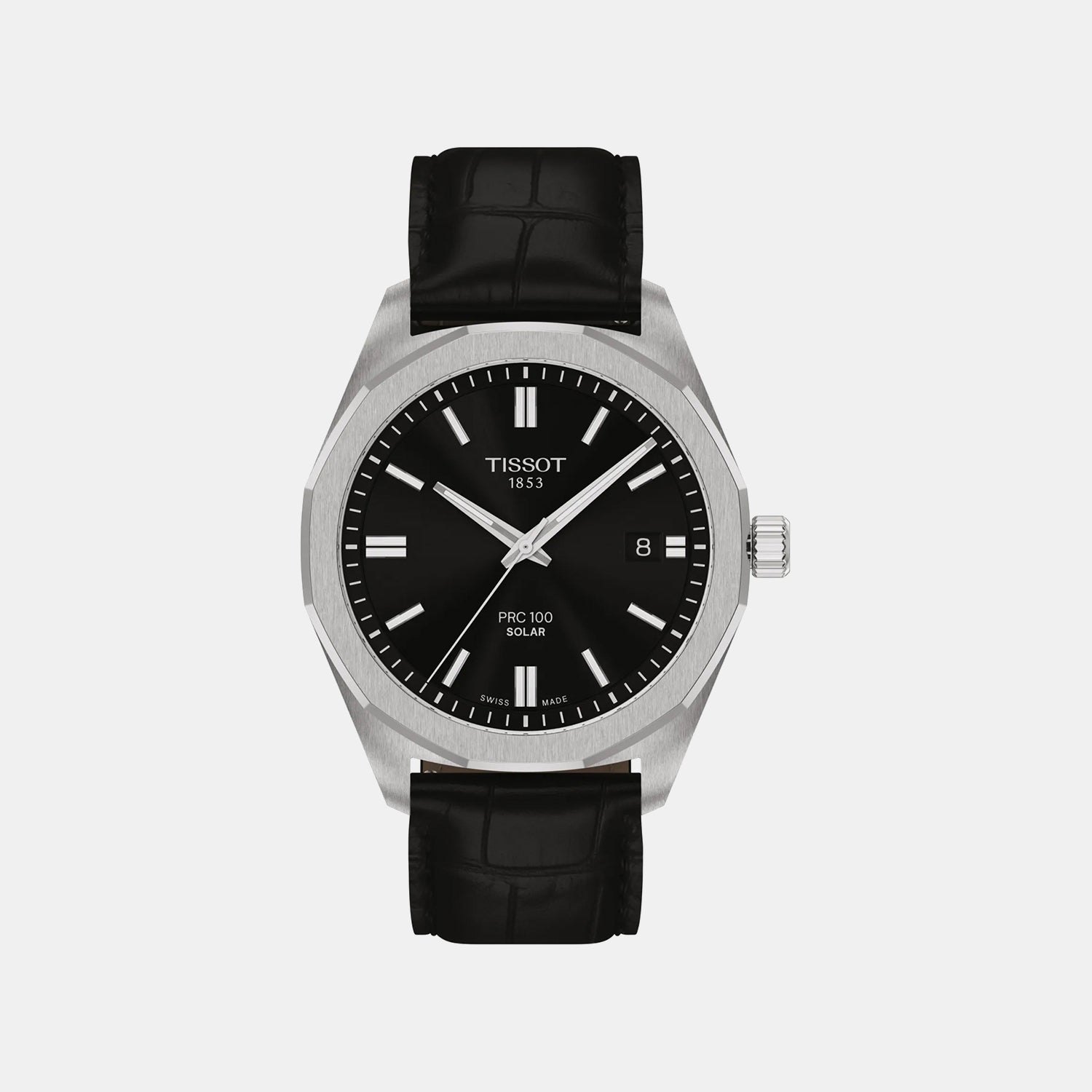 PRC 100 Men Quartz Black Dial Analog Leather Watch T1514221605100
