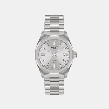 PRC 100 Women Solar Silver Dial Analog Stainless Steel Watch T1518221103100