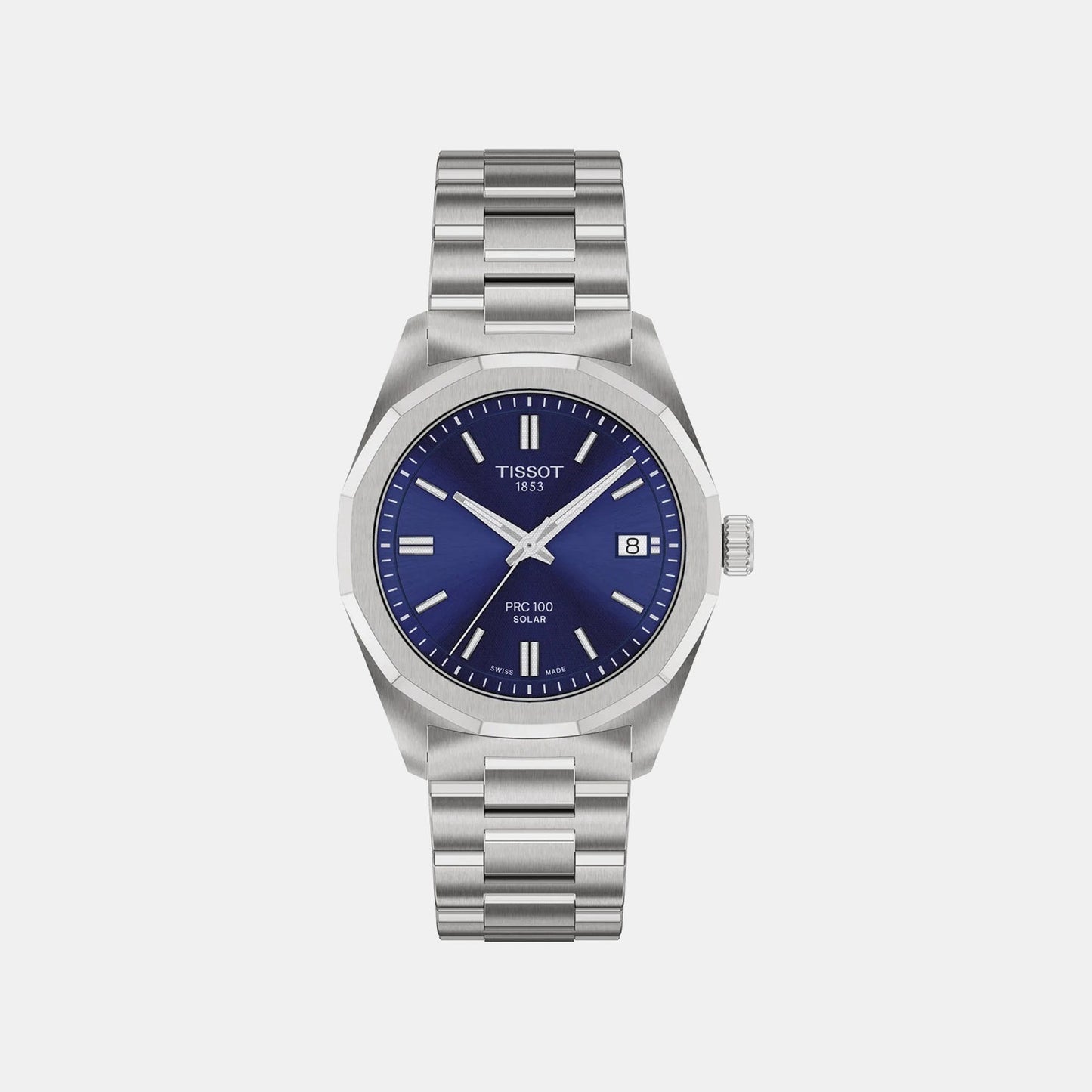 PRC 100 Men Quartz Blue Dial Analog Stainless Steel Watch T1518221104100