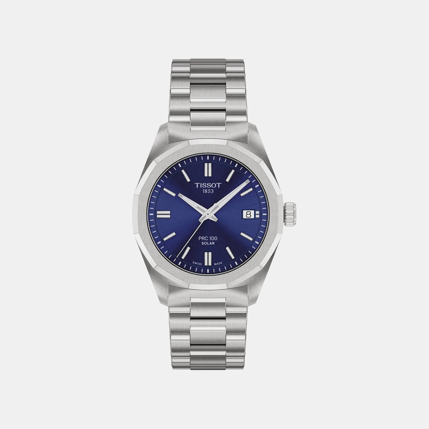 PRC 100 Men Quartz Blue Dial Analog Stainless Steel Watch T1518221104100