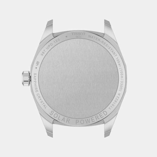 PRC 100 Women Solar Mother Of Pearl Dial Analog Stainless Steel Watch T1518222211100
