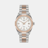 PRC 100 Women Solar Mother Of Pearl Dial Analog Stainless Steel Watch T1518222211100