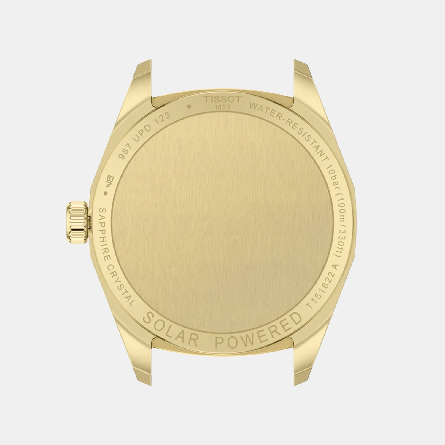 PRC 100 Women Solar Champagne Dial Analog Stainless Steel Watch T1518223302100