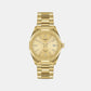 PRC 100 Women Solar Champagne Dial Analog Stainless Steel Watch T1518223302100