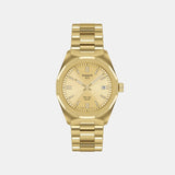 PRC 100 Women Solar Champagne Dial Analog Stainless Steel Watch T1518223302100