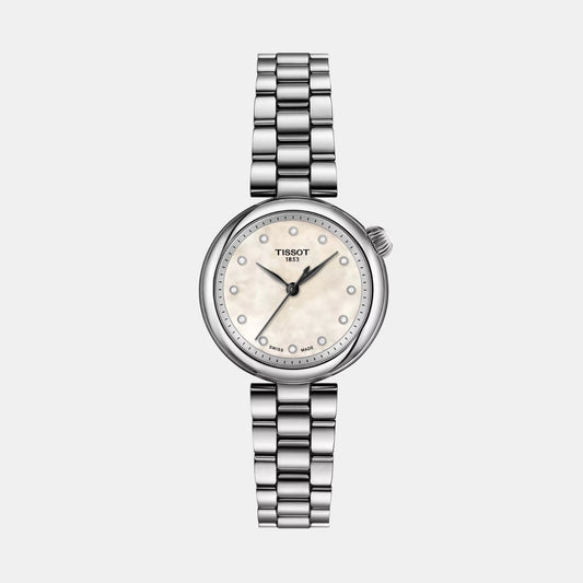 Desir Women Quartz Mother Of Pearl Dial Analog Stainless Steel Watch T1520101111600