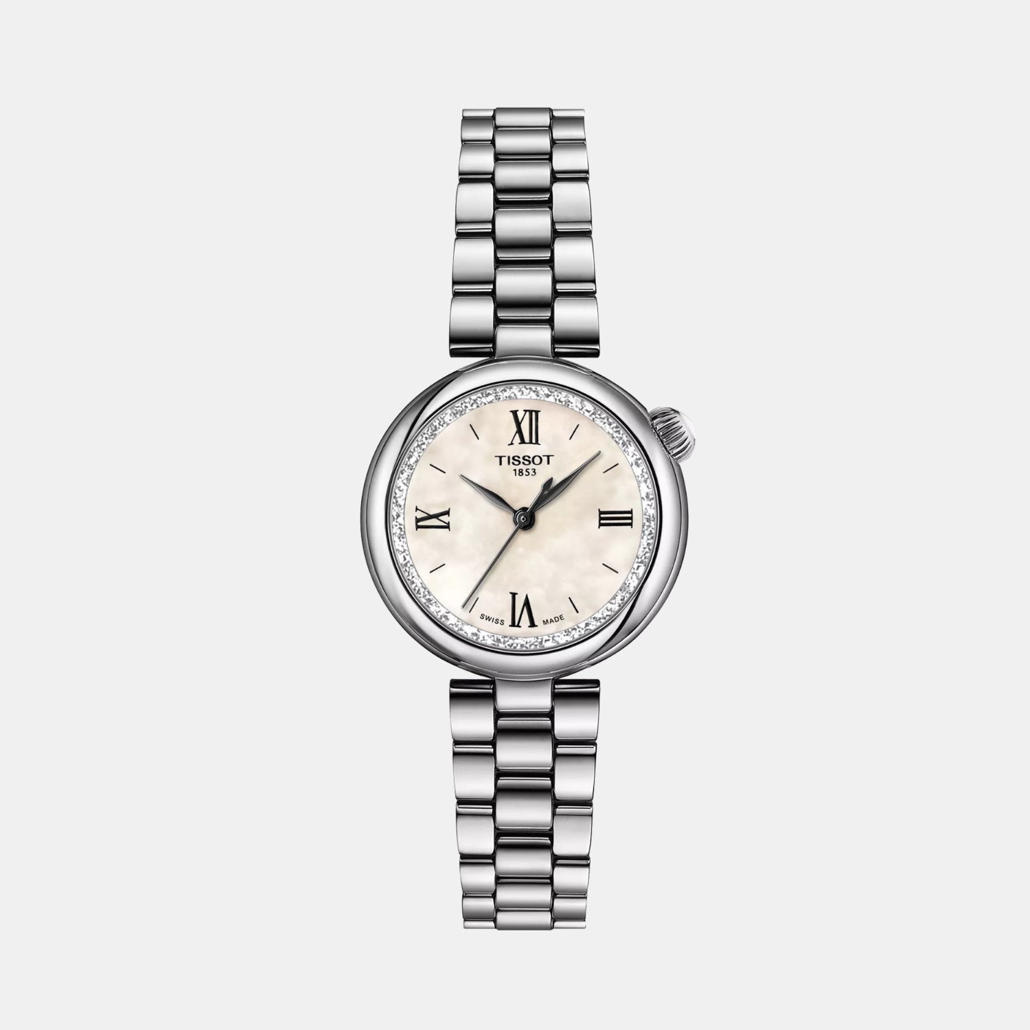 Desir Women Quartz Mother Of Pearl Dial Analog Stainless Steel Watch T1520101111800