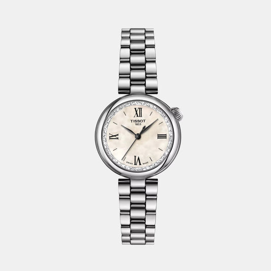 Desir Women Quartz Mother Of Pearl Dial Analog Stainless Steel Watch T1520101111800