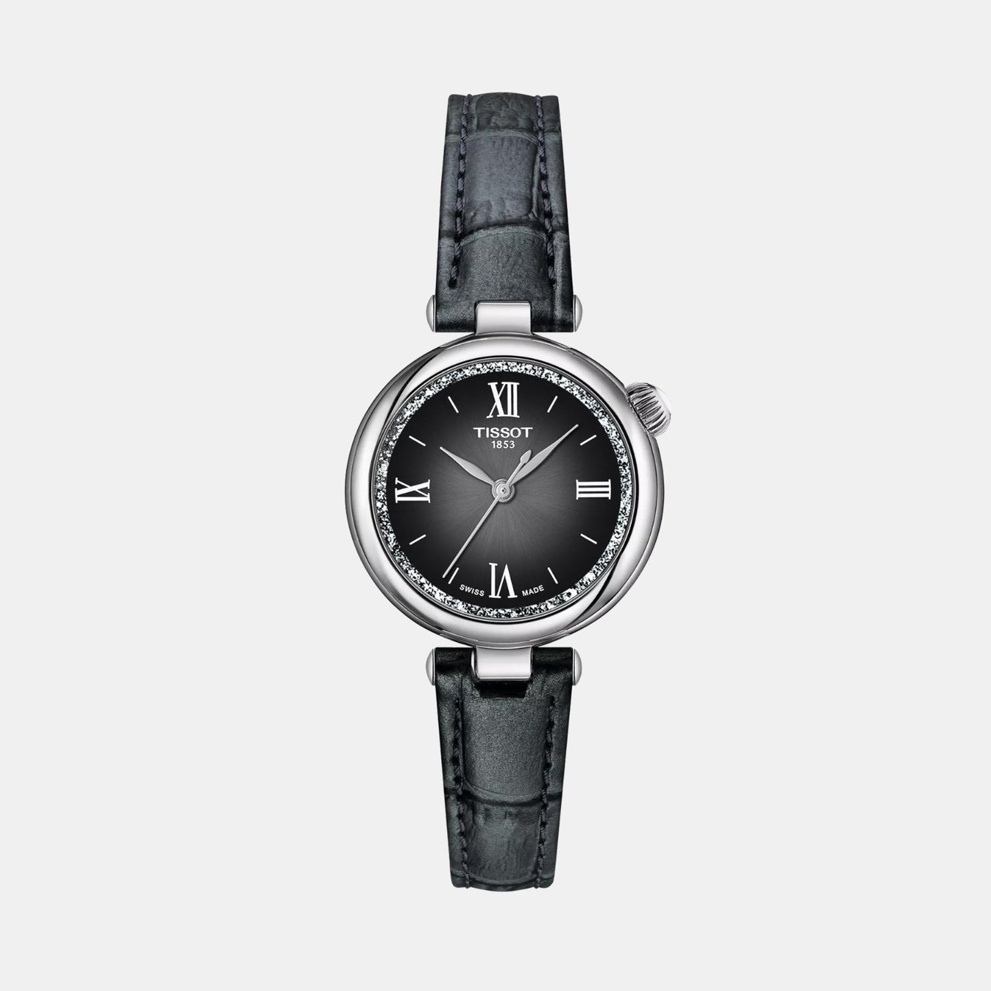 Desir Women Quartz Silver Dial Analog Leather Watch T1520101603800