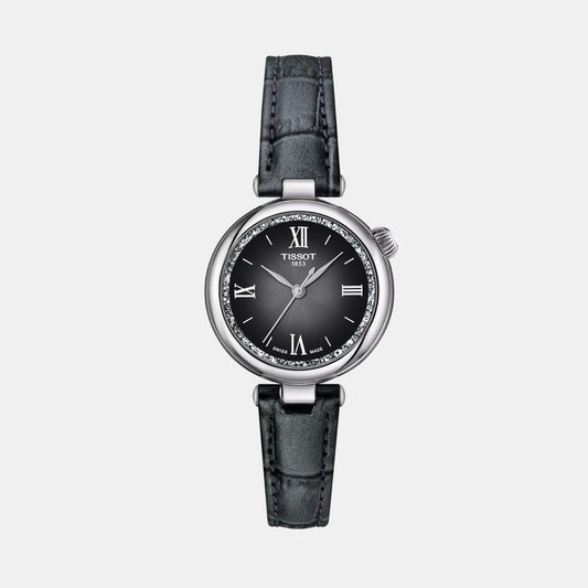 Desir Women Quartz Silver Dial Analog Leather Watch T1520101603800