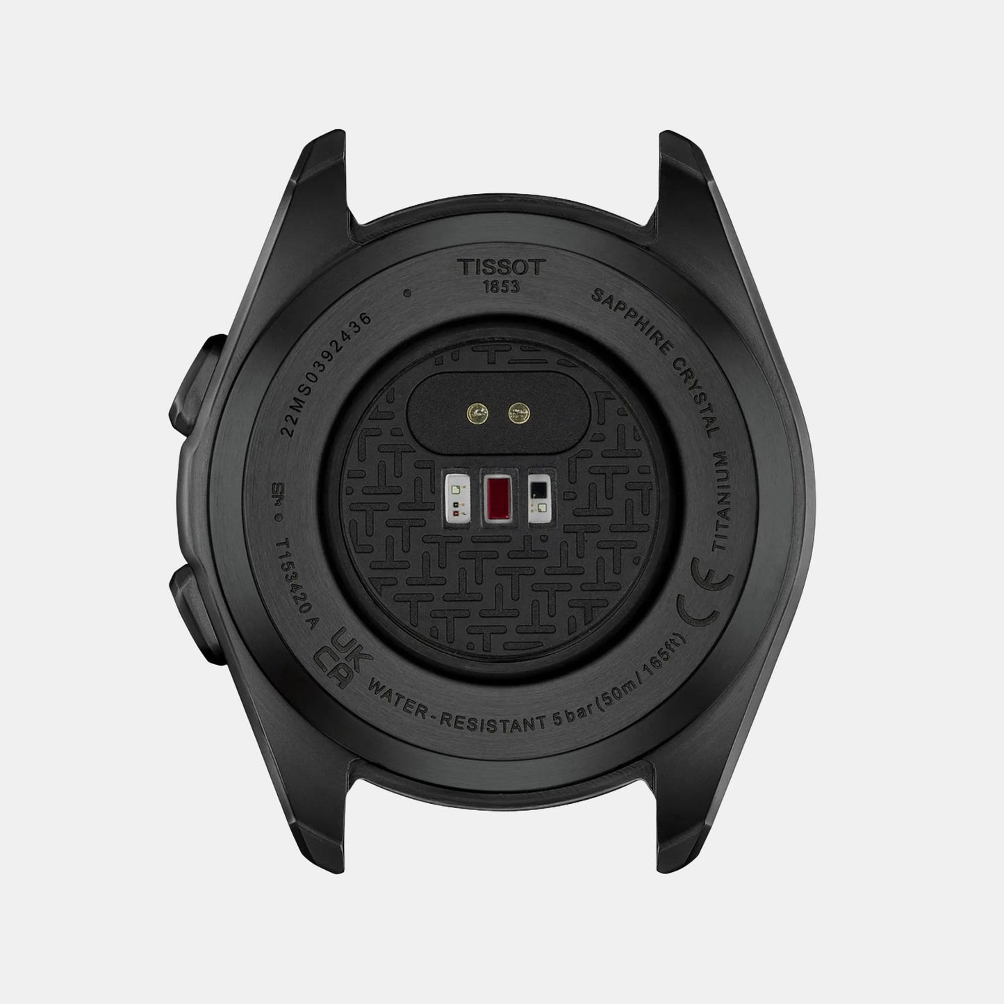 T-Touch Connect Sport Unisex Solar Black Dial Analog Titanium Watch T1534204405101