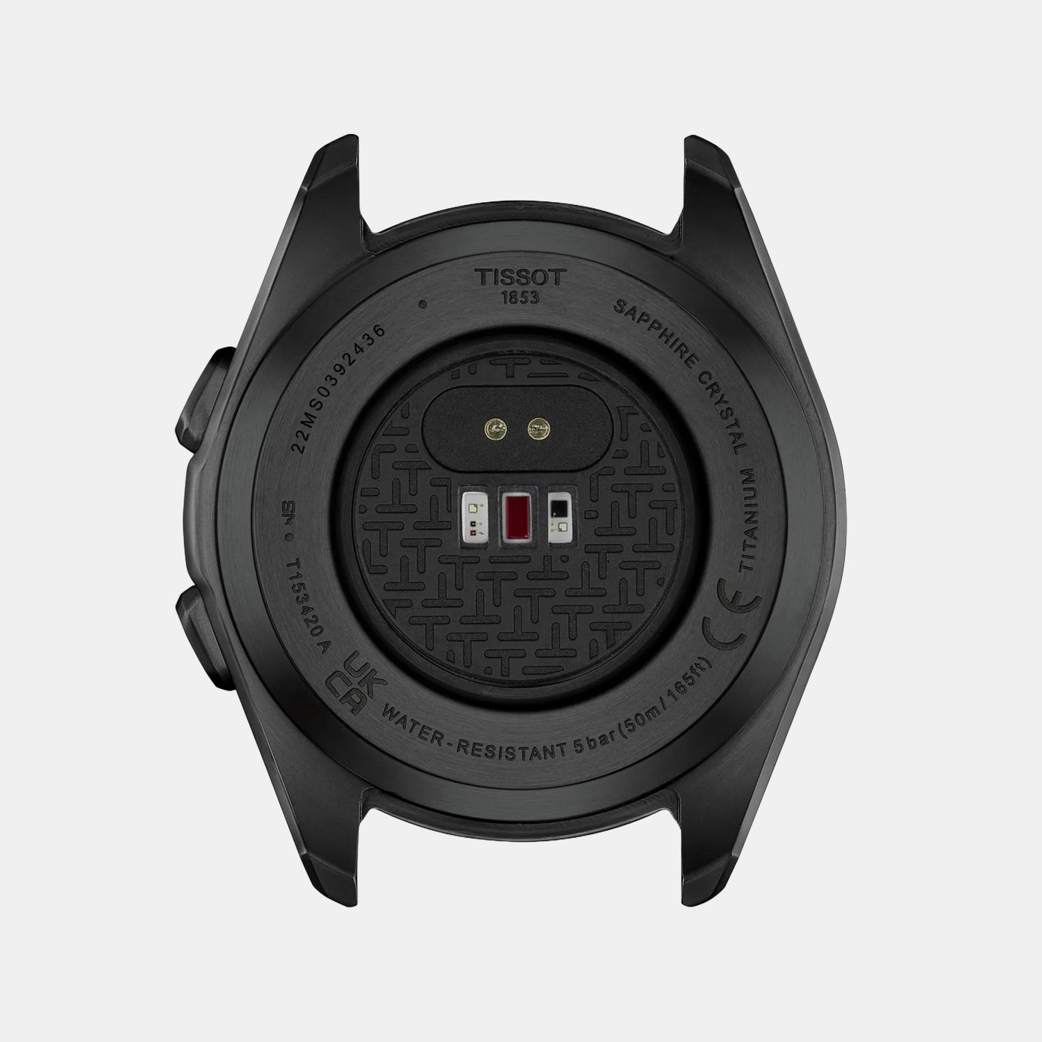 T-Touch Connect Sport Unisex Solar Black Dial Analog Titanium Watch T1534204405101
