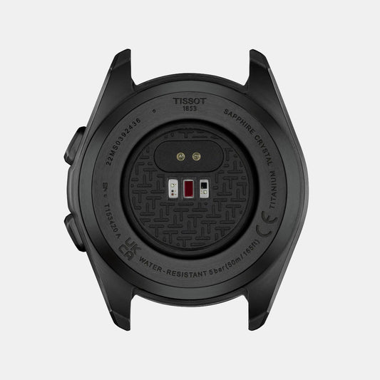 T-Touch Connect Sport Unisex Solar Black Dial Analog Titanium Watch T1534204405101