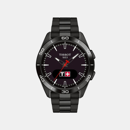 T-Touch Connect Sport Unisex Solar Black Dial Analog Titanium Watch T1534204405101