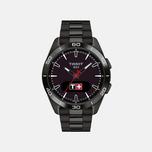 T-Touch Connect Sport Unisex Solar Black Dial Analog Titanium Watch T1534204405101