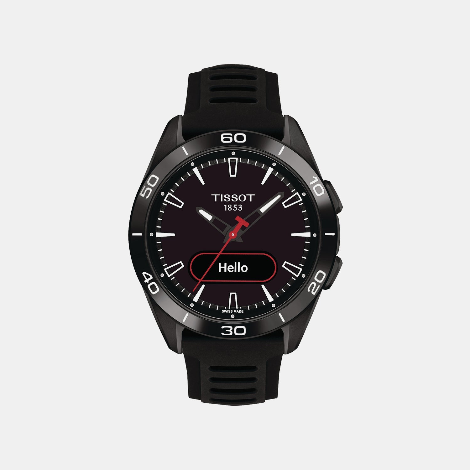T-Touch Men Quartz Black Dial Analog Silicone Watch T1534204705104