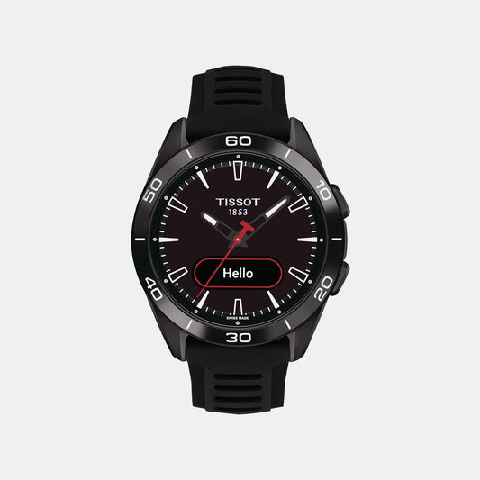 T-Touch Men Quartz Black Dial Analog Silicone Watch T1534204705104