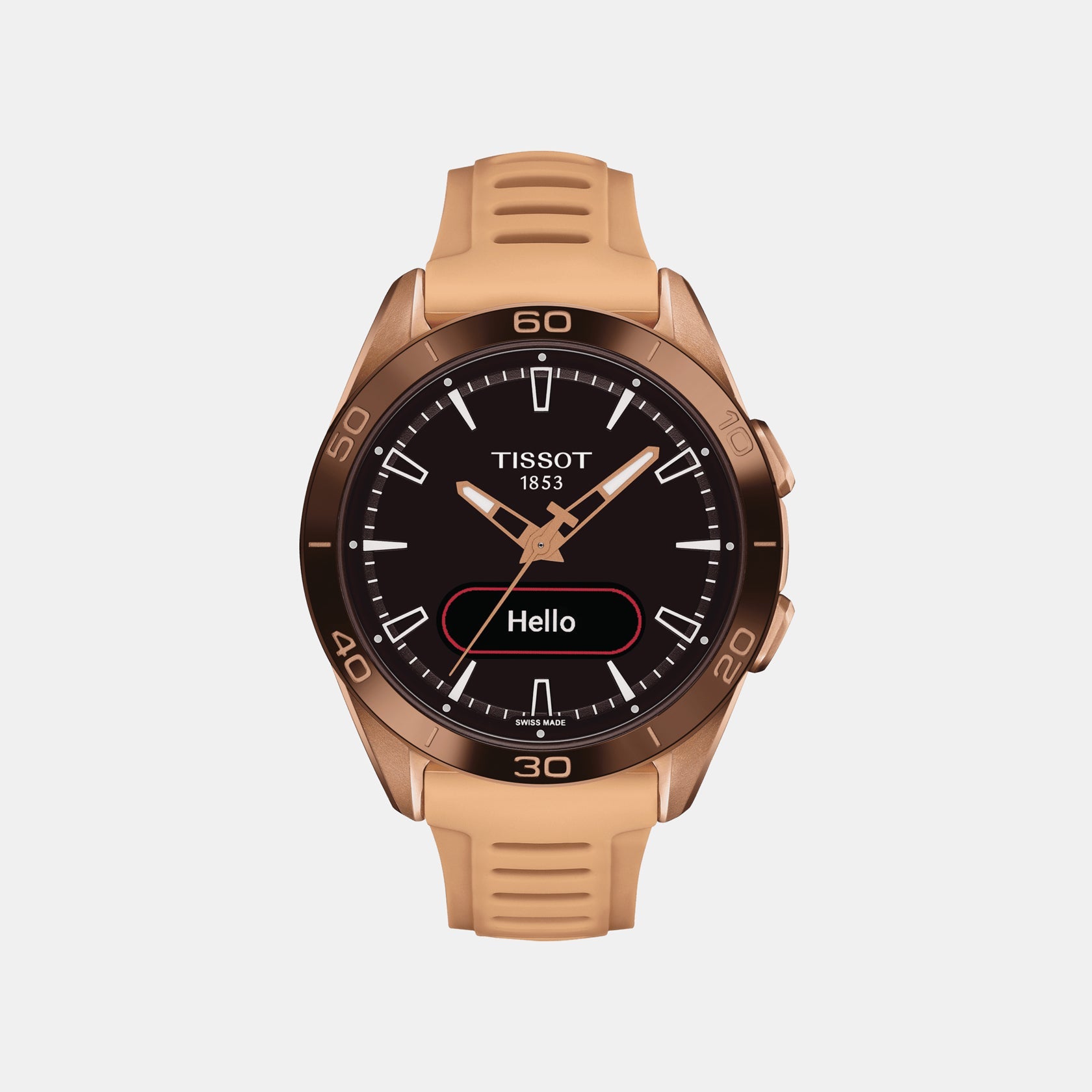 T-Touch Men Quartz Black Dial Analog Silicone Watch T1534204705105
