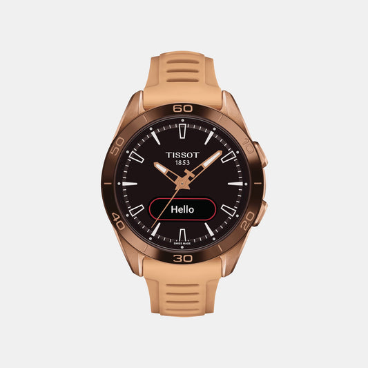 T-Touch Men Quartz Black Dial Analog Silicone Watch T1534204705105