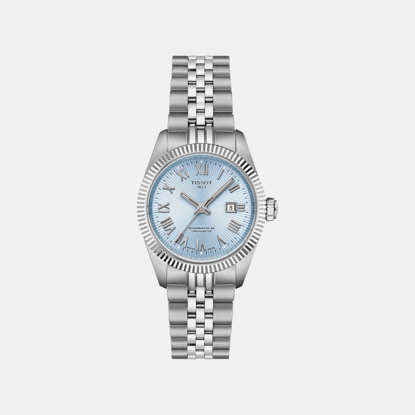 Ballade Women Automatic Blue Dial Analog Stainless Steel Watch T1562081135300