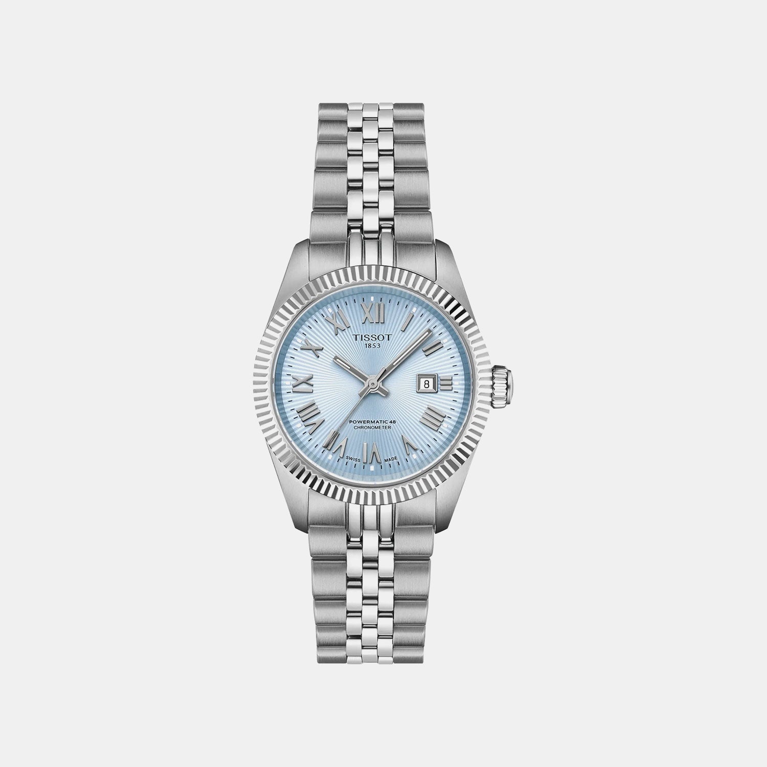 Ballade Women Automatic Blue Dial Analog Stainless Steel Watch T1562081135300