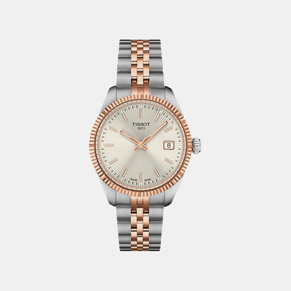 Ballade Women Quartz Silver Dial Analog Stainless Steel Watch T1562102203101