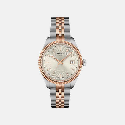 Ballade Women Quartz Silver Dial Analog Stainless Steel Watch T1562102203101