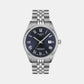 Ballade Men Automatic Blue Dial Analog Stainless Steel Watch T1564081104300