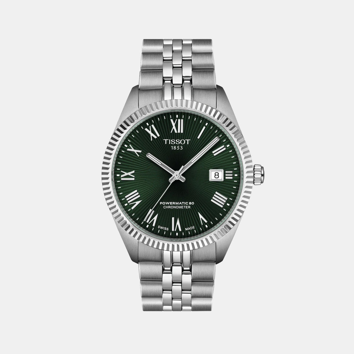 Ballade Unisex Automatic Green Dial Analog Stainless Steel Watch T1564081109300