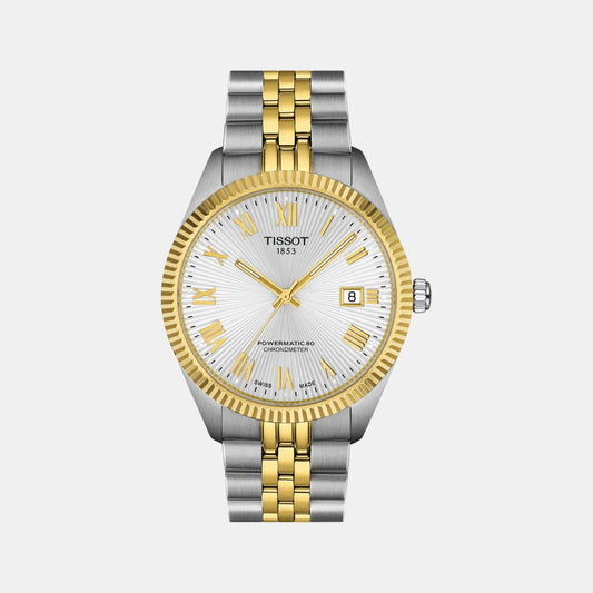Ballade Men Automatic Silver Dial Analog Stainless Steel Watch T1564082203300