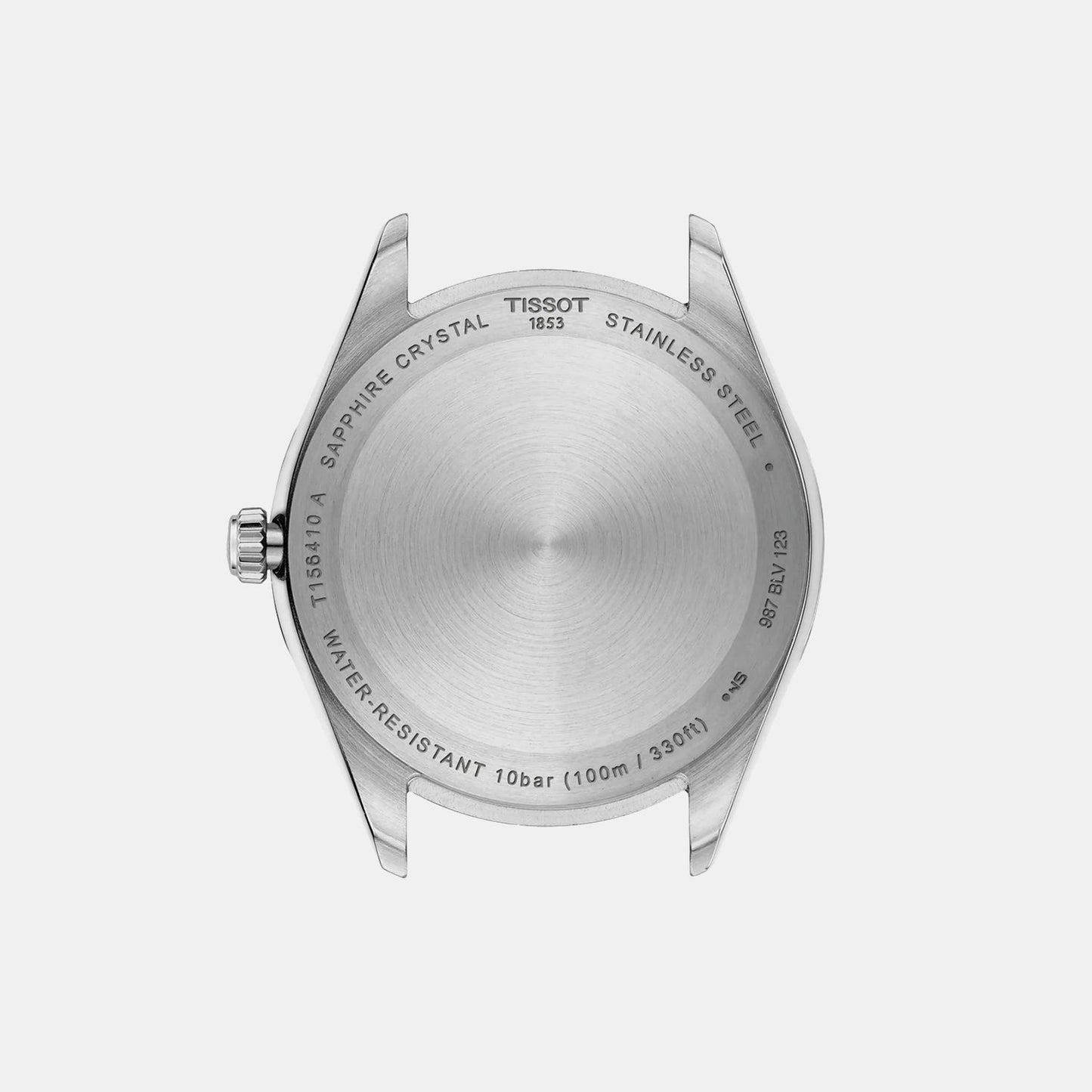 Ballade Men Quartz Blue Dial Analog Stainless Steel Watch T1564101135100