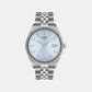 Ballade Men Quartz Blue Dial Analog Stainless Steel Watch T1564101135100