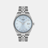 Ballade Men Quartz Blue Dial Analog Stainless Steel Watch T1564101135100
