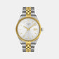 Ballade Men Quartz Silver Dial Analog Stainless Steel Watch T1564102203100