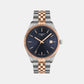Ballade Men Quartz Blue Dial Analog Stainless Steel Watch T1564102204100