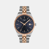 Ballade Men Quartz Blue Dial Analog Stainless Steel Watch T1564102204100