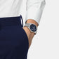 Classic Traditional Men Automatic Blue Dial Analog Stainless Steel Watch T1574071104100
