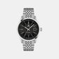 Visodate Men Automatic Black Dial Analog Stainless Steel Watch T1574071105100