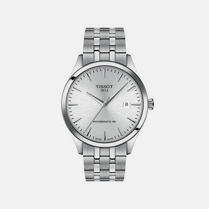 Classic Dream Men Automatic Silver Dial Analog Stainless Steel Watch T1584071103100