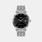 Classic Dream Men Automatic Black Dial Analog Stainless Steel Watch T1584071105100