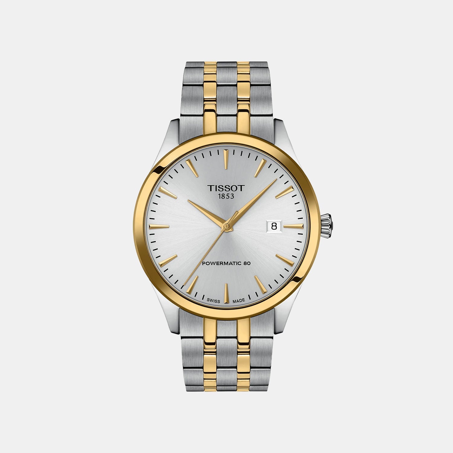 Classic Dream Men Automatic Silver Dial Analog Stainless Steel Watch T1584072203100
