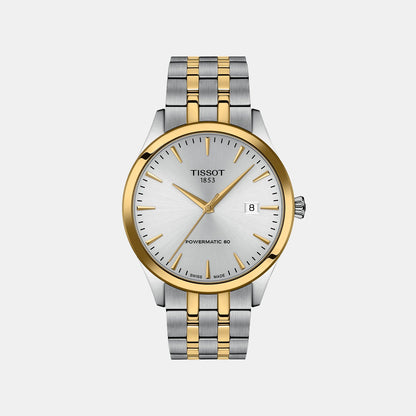 Classic Dream Men Automatic Silver Dial Analog Stainless Steel Watch T1584072203100