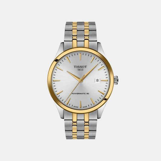 Classic Dream Men Automatic Silver Dial Analog Stainless Steel Watch T1584072203100