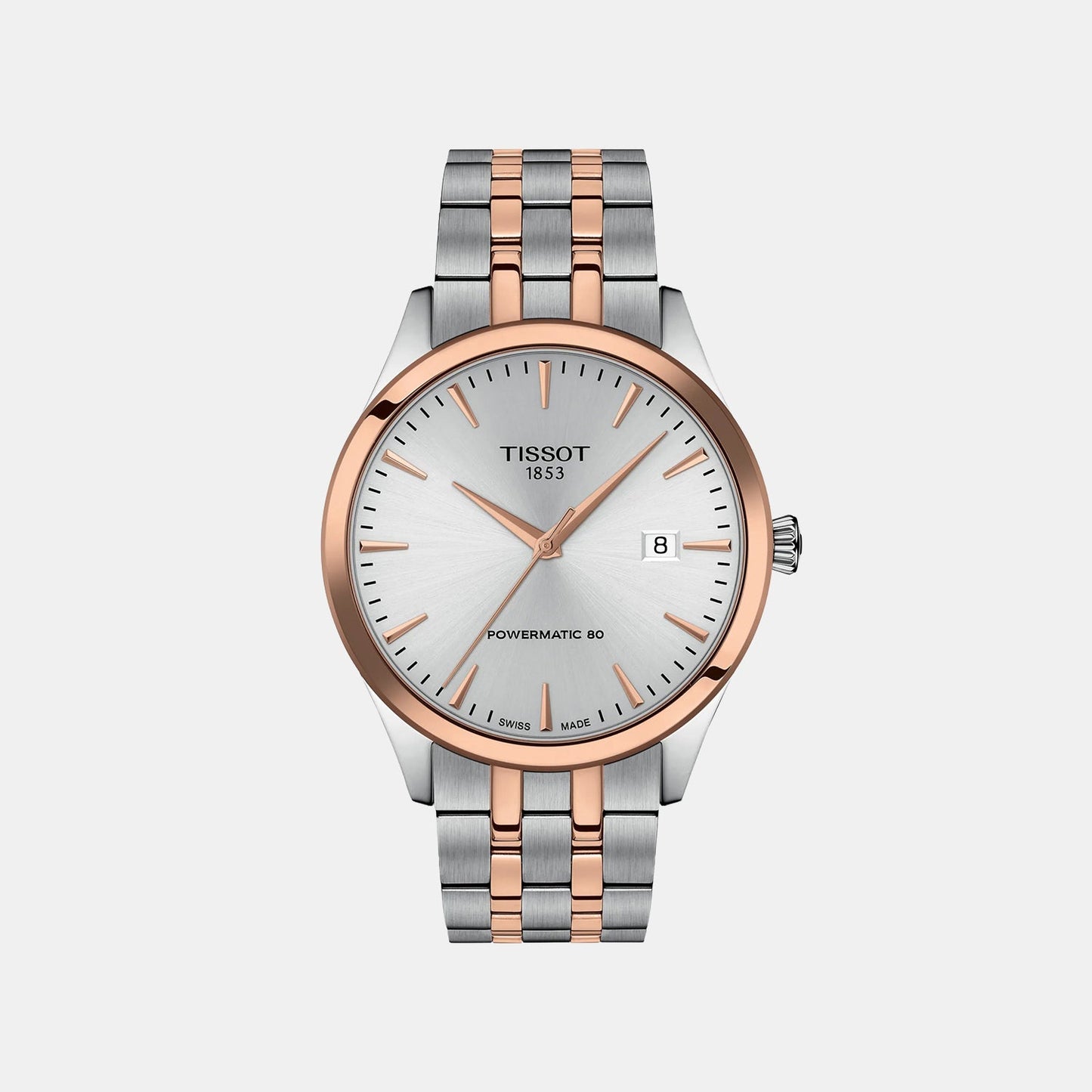 Classic Dream Men Automatic Silver Dial Analog Stainless Steel Watch T1584072203101