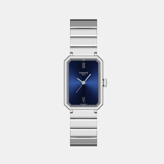SRV Women Quartz Blue Dial Analog Stainless Steel Watch T1601101104300