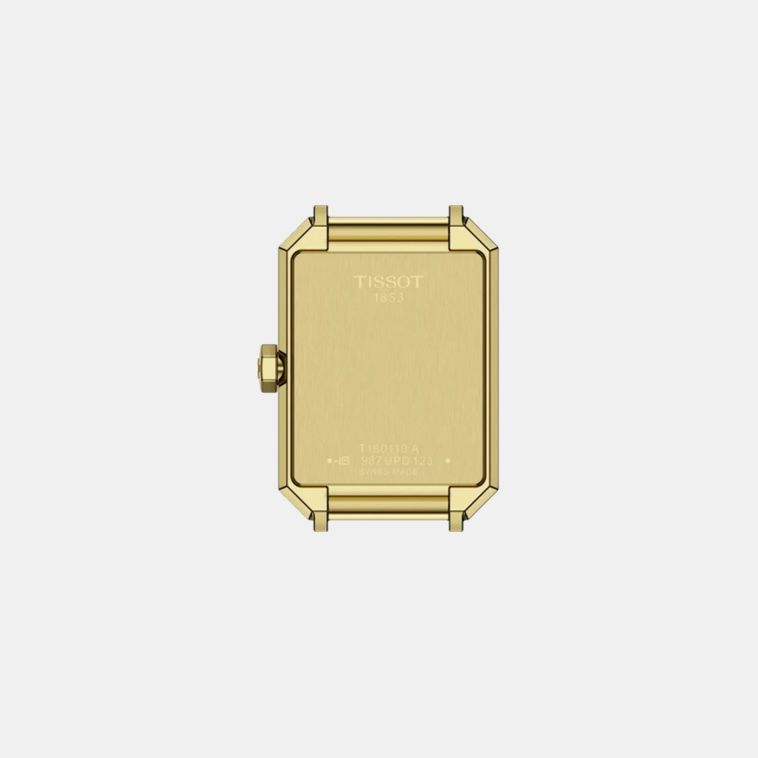Classic Contemporary Women Quartz Gold Dial Analog Stainless Steel Watch T1601103311300