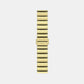 Classic Contemporary Women Quartz Gold Dial Analog Stainless Steel Watch T1601103311300
