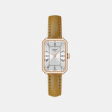 SRV Women Quartz Silver Dial Analog Leather Watch T1601103603300