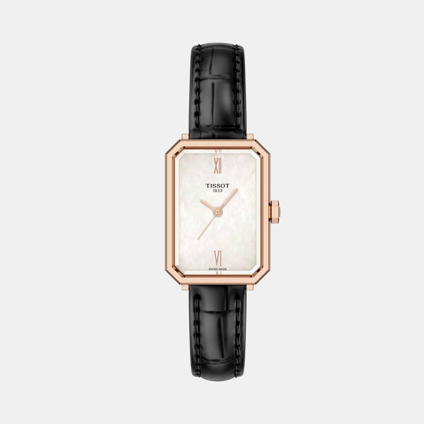 SRV Women Quartz Mother Of Pearl Dial Analog Leather Watch T1601103611300
