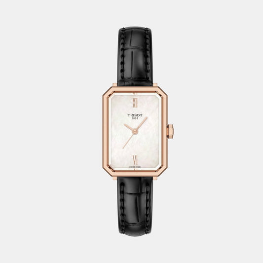 SRV Women Quartz Mother Of Pearl Dial Analog Leather Watch T1601103611300